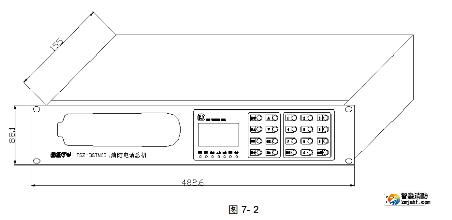 海灣TSZ-GSTN60消防電話總機(jī)接線安裝技術(shù)
